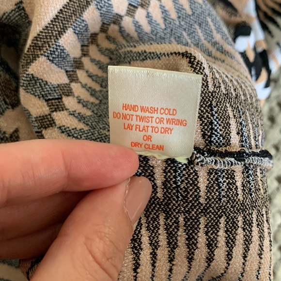 Torn By Ronny Kobo knit black, white, and nude dress - Picture 9 of 9